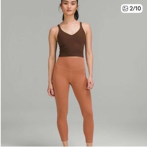Lululemon Athletica Brown and Tan Leggings